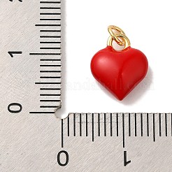Brass Enamel Charms&nbsp;X-KK-U027-13-04G