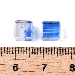 Baking Paint Transparent Glass Beads&nbsp;X1-DGLA-N005-01A-02