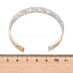 304 Stainless Steel Cuff Bangles for Women&nbsp;SA-H001-06GP