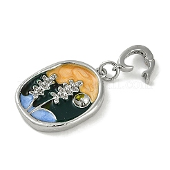 Brass Enamel Pendants&nbsp;KK-P283-26P
