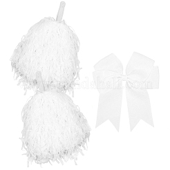 2Pcs Plastic Cheerleading Pom Poms Cheerleading Hand Flowers&nbsp;AJEW-CN0007-27A