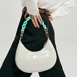 4Pcs 4 Colors Acrylic & Plastic Chain Bag Handles&nbsp;AJEW-BM0001-11A