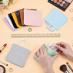 10Pcs 10 Colors Imitation Leather Shrapnel Change Purse&nbsp;ABAG-PB0001-02