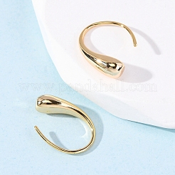 Teadrop Brass Dangle Earrings&nbsp;EJEW-F384-18G