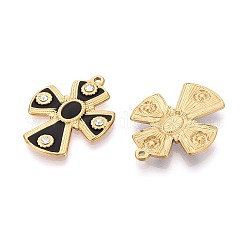 304 Stainless Steel with Enamel Pendants&nbsp;STAS-T068-107A-G
