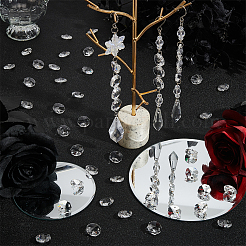 100Pcs Octagon Sew on Glass Rhinestone&nbsp;GLAA-SP0001-82A-02
