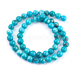 Natural Magnesite Beads Strands&nbsp;X-TURQ-F010-02