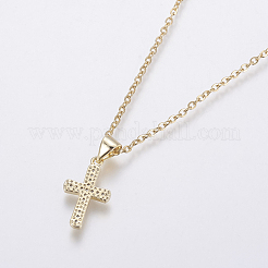 304 Stainless Steel Chain Necklaces&nbsp;NJEW-O108-41G