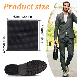 6 Pairs Anti Skid Rubber Shoes Bottom&nbsp;DIY-BC0009-92