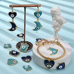 20Pcs 10 Style Alloy Enamel Pendants&nbsp;ENAM-SZ0002-65