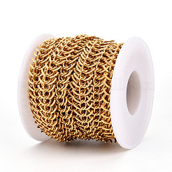 304 Stainless Steel Fishbone Link Chains&nbsp;CHS-N004-01G
