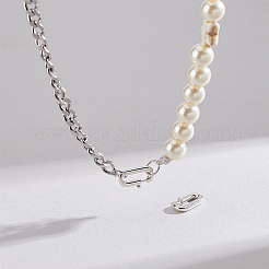2Pcs 925 Sterling Silver Spring Ring Clasps&nbsp;FIND-PH0023-42