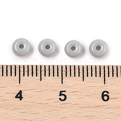 Imitation Jade Glass Seed Beads&nbsp;SEED-Q038-01G