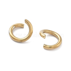 Ion Plating(IP) 304 Stainless Steel Open Jump Rings&nbsp;STAS-M081-01G-08