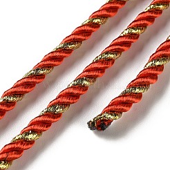 Two Tone Nylon Twisted Round Cord&nbsp;NWIR-S001-02