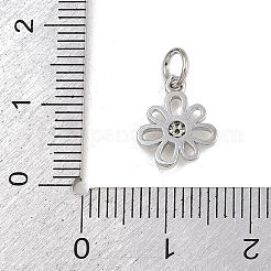 Brass Micro Pave Cubic Zirconia Pendants&nbsp;KK-A269-03B-P