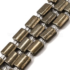 Natural Pyrite Beads Strands&nbsp;G-Z087-C03