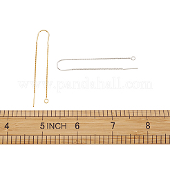 Brass Stud Earring Findings&nbsp;KK-CD0001-02