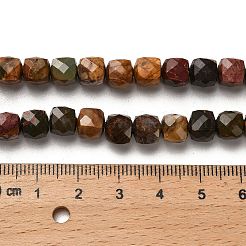 Natural Polychrome Jasper/Red Picasso Jasper Beads Strands&nbsp;G-H078-C19-01