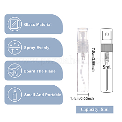 5ml Glass Spray Bottle&nbsp;MRMJ-WH0052-02-5ml