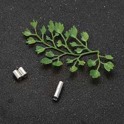 Tarnish Resistant Column 304 Stainless Steel Magnetic Clasps with Glue-in Ends&nbsp;STAS-I026-03