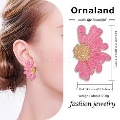 Vintage Flower Stud Earrings for Women&nbsp;JE1095D