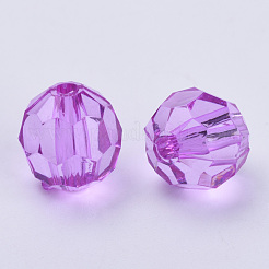 Transparent Acrylic Beads&nbsp;TACR-Q257-6mm-V48
