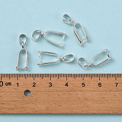 Brass Ice Pick Pinch Bails&nbsp;LS-KK-K802-S