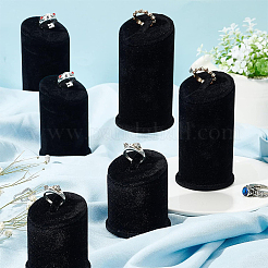 6Pcs 3 Sizes Velvet Ring Displays&nbsp;RDIS-FG0001-31