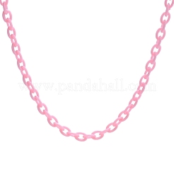 Handmade Opaque Acrylic Cable Chains&nbsp;MACR-CJ0001-07