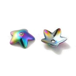 Ion Plating(IP) 304 Stainless Steel Flower Bead Cap&nbsp;STAS-G127-05MC