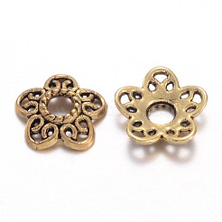 Tibetan Style Alloy Bead Caps&nbsp;GLF10597Y