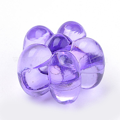 Transparent Acrylic European Beads&nbsp;X-TACR-S144-14