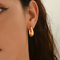 Stainless Steel U-shaped Hoop Earrings&nbsp;RX7461