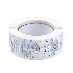 4 Patterns Paper Thank You Gift Sticker Rolls&nbsp;X-STIC-E001-19