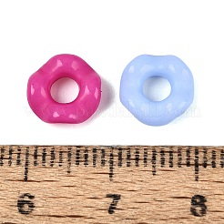 Opaque Acrylic European Beads&nbsp;OACR-Q197-07-B