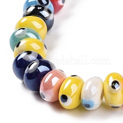 Handmade Porcelain Beads Strands&nbsp;PORC-E019-02M