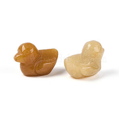 Natural Topaz Jade Duck Display Decorations&nbsp;G-N345-12B