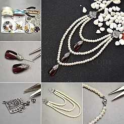 Brass Crimp Beads Covers&nbsp;KK-PH0004-19S-NF