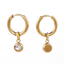 304 Stainless Steel Huggie Hoop Earrings&nbsp;EJEW-JE04449-01