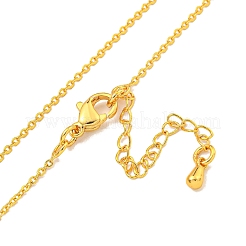 Brass Cable Chain Necklaces for Women&nbsp;NJEW-G084-15G