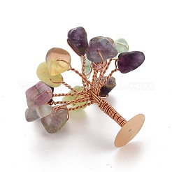 Natural Fluorite Chips Display Decorations&nbsp;G-Z016-13I