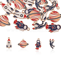 Alloy Enamel Big Pendants&nbsp;ENAM-CJ0001-06
