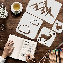 Plastic Drawing Painting Stencils Templates&nbsp;DIY-WH0172-691