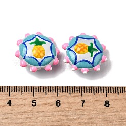 Baking Paint Glass Enamel Beads&nbsp;LAMP-K039-34F