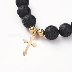 Adjustable Braided Bead Bracelets&nbsp;BJEW-JB04899-03
