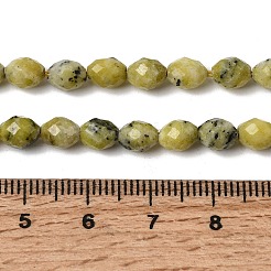 Natural Yellow Turquoise(Jasper) Beads Strands&nbsp;G-K376-F04-01