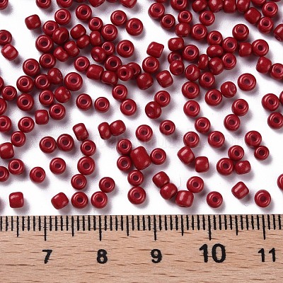 Baking Paint Glass Seed Beads&nbsp;SEED-S002-K14-1