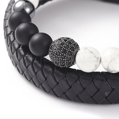 Unisex Stackable Bracelets Sets&nbsp;BJEW-JB04896-1