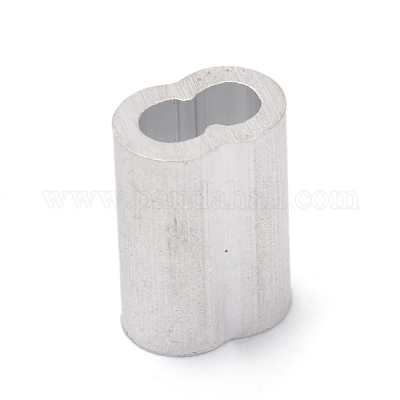 Aluminum Slide Charms/Slider Beads&nbsp;ALUM-WH0164-58-1.5mm-1